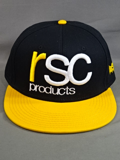 rsc products キャップ①(ブラック×イエロー)