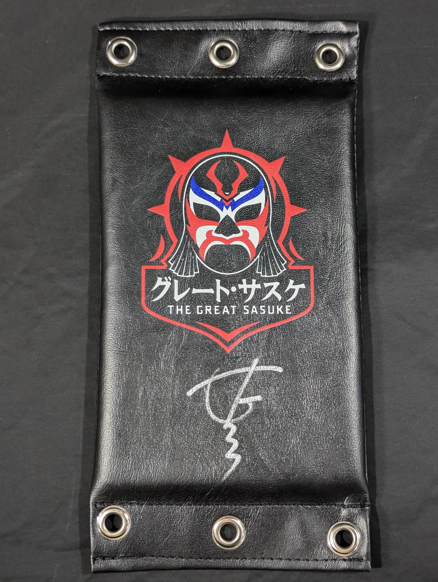 【hand signed autograph】 The Great Sasuke Turnbuckle Pads