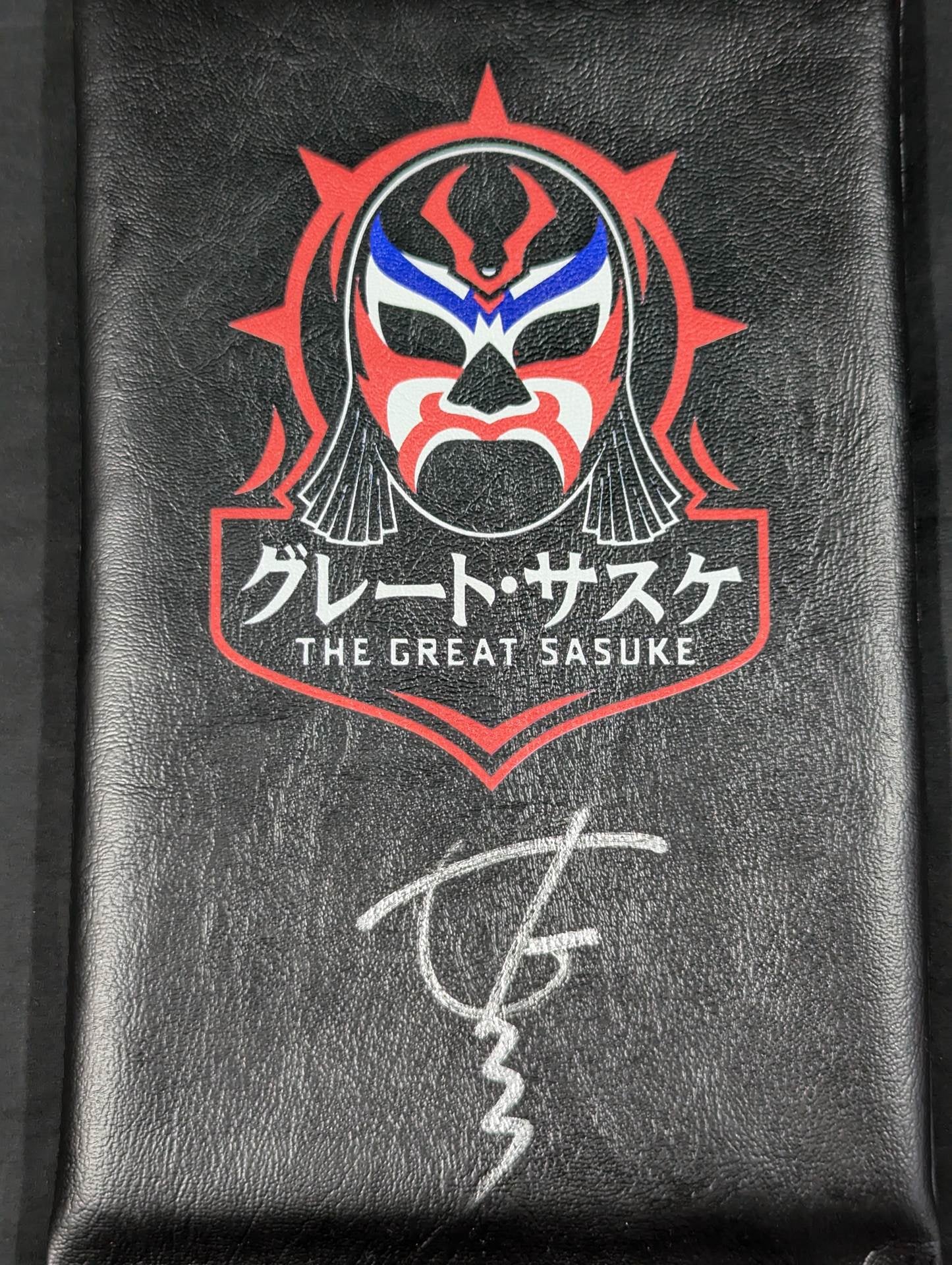 【hand signed autograph】 The Great Sasuke Turnbuckle Pads