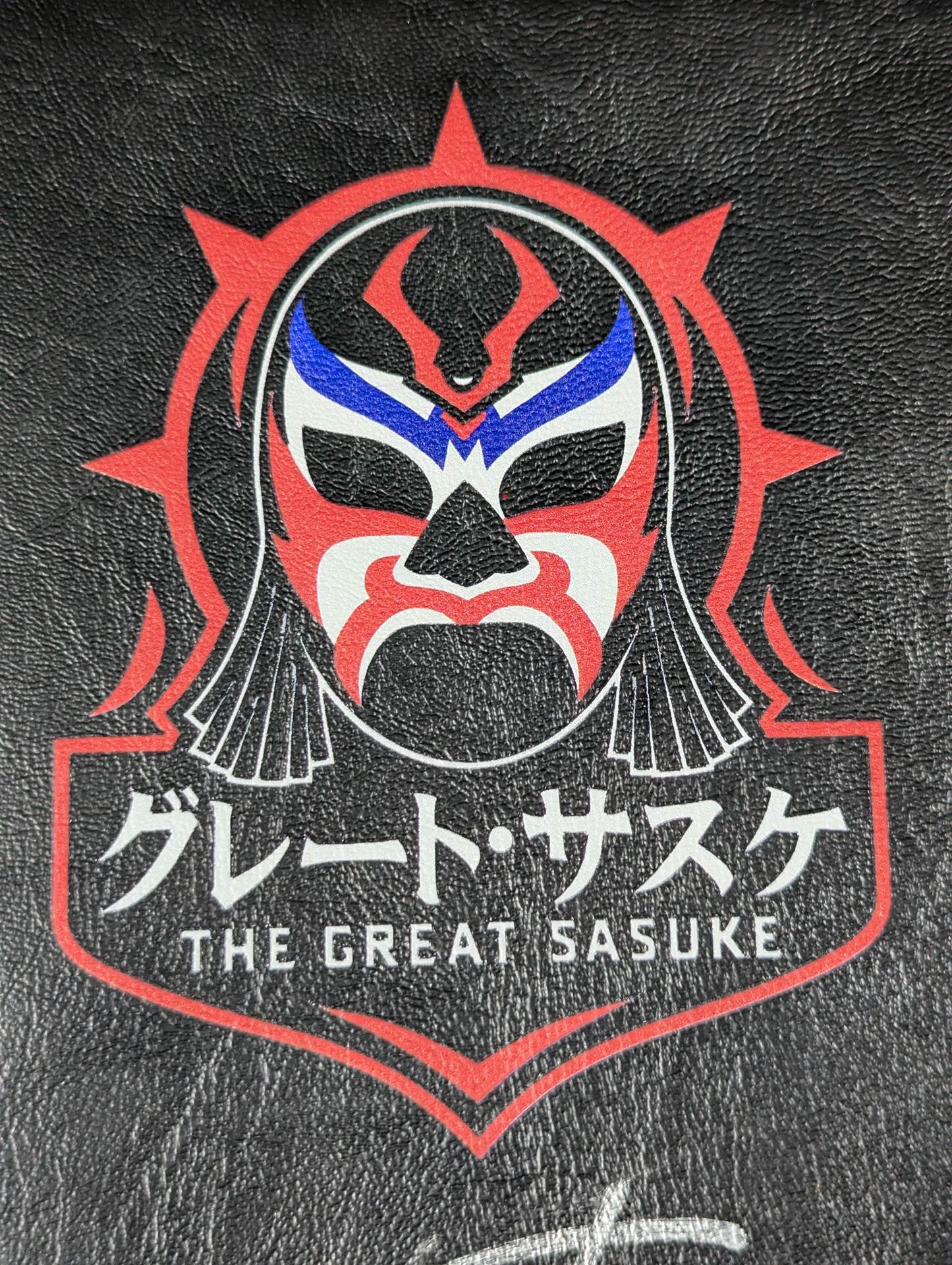 【hand signed autograph】 The Great Sasuke Turnbuckle Pads
