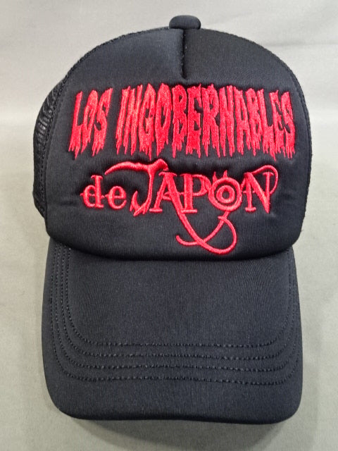 L・I・J メッシュキャップ⑧(TRANQUILO/ブラック×レッド)