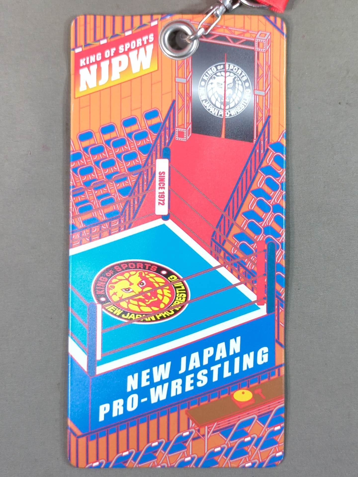 新日本プロレス ライオンマーク チケットホルダー(’18レッド)