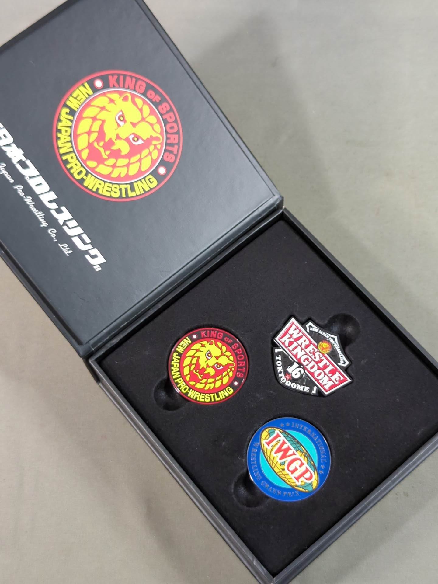 ★非売品★ 新日本プロレス WRESTLE KINGDOM 16 in TOKYO DOME ピンズセット