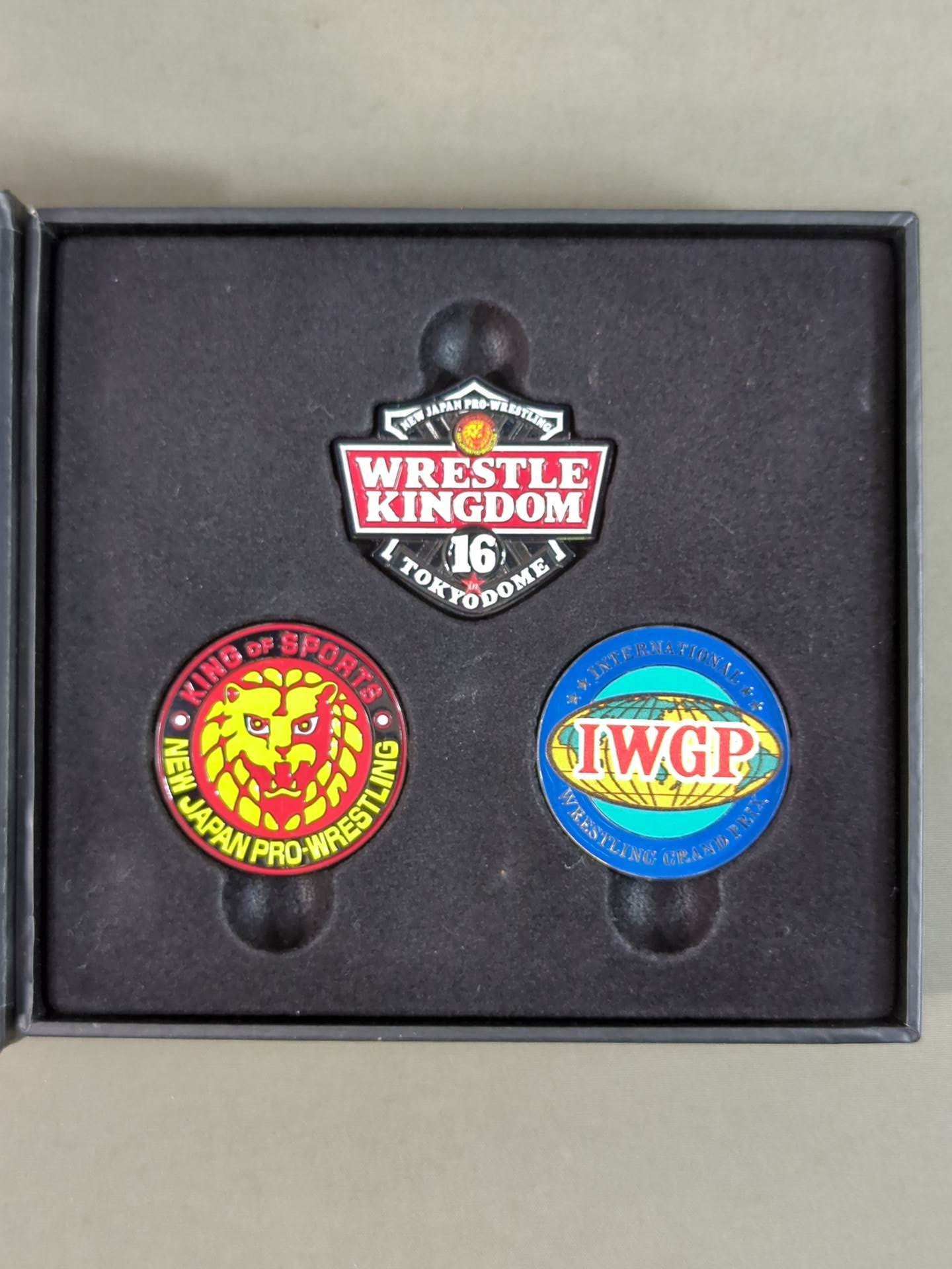 ★非売品★ 新日本プロレス WRESTLE KINGDOM 16 in TOKYO DOME ピンズセット