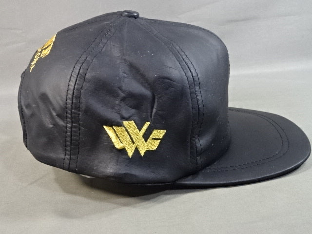 U.W.F. International Leather Cap (1) (Cow Genuine Leather/Black)