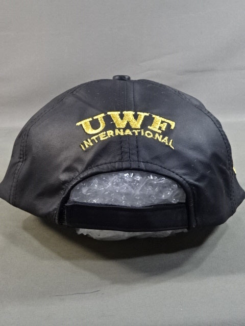 U.W.F. International Leather Cap (1) (Cow Genuine Leather/Black)