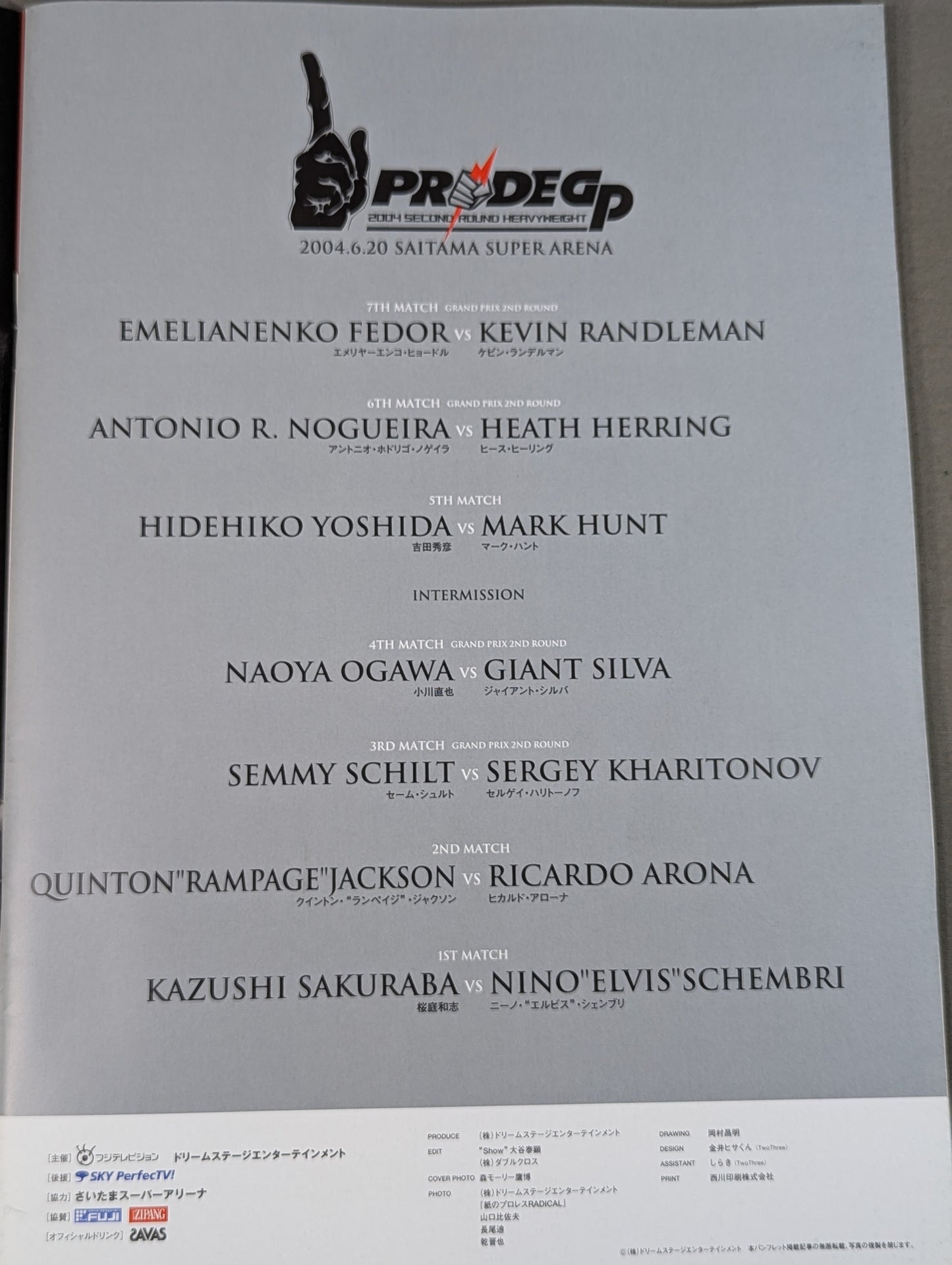 PRIDE GP 2004 SECOND ROUND