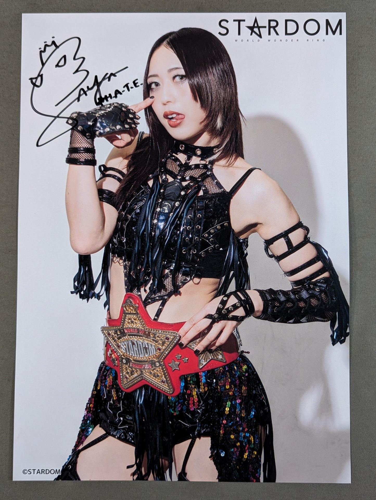 Saya Kamitani hand signed autograph Starda Pro-Photo (S-6)