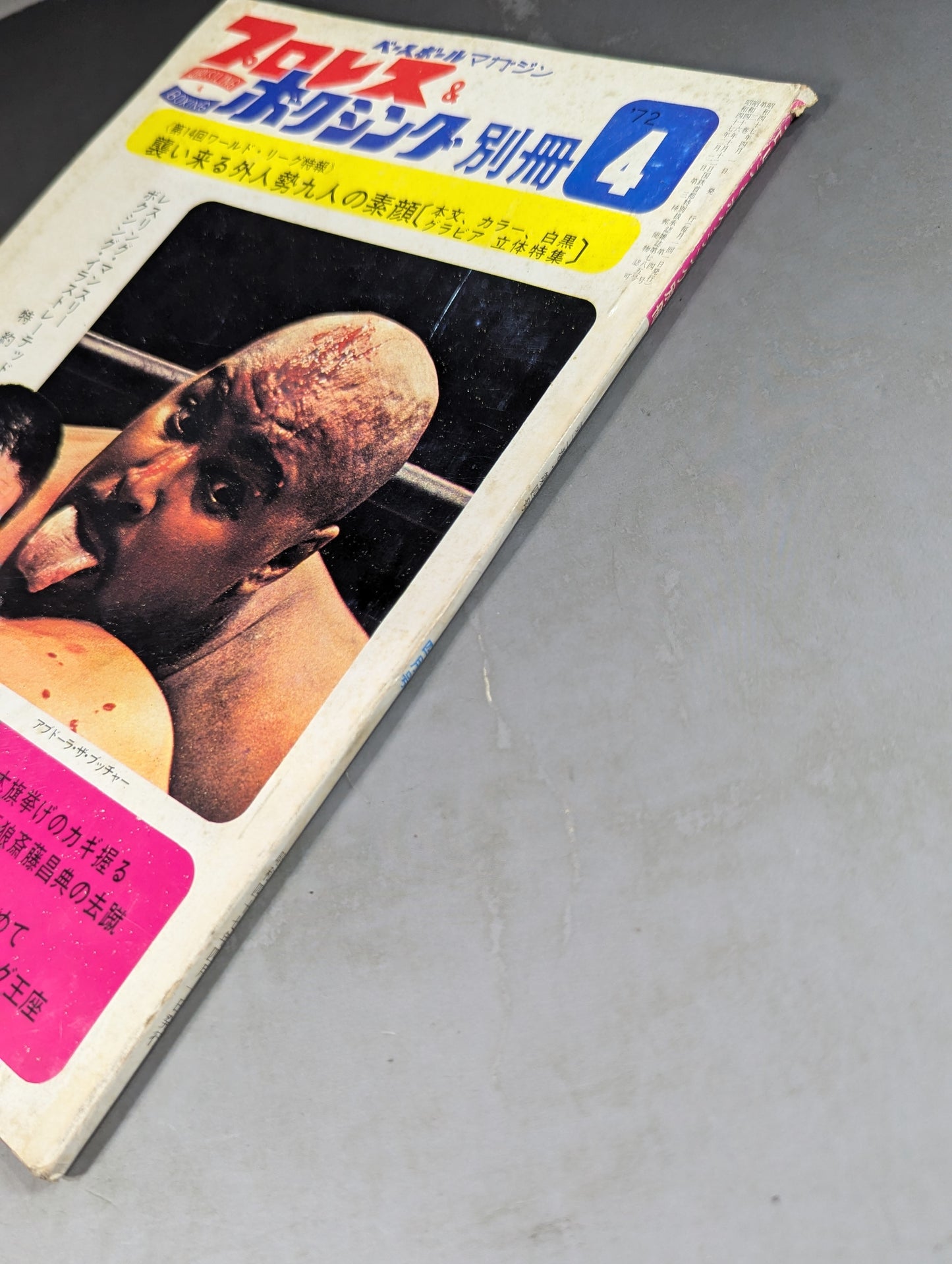 プロレス&ボクシング 1972年4月号別冊