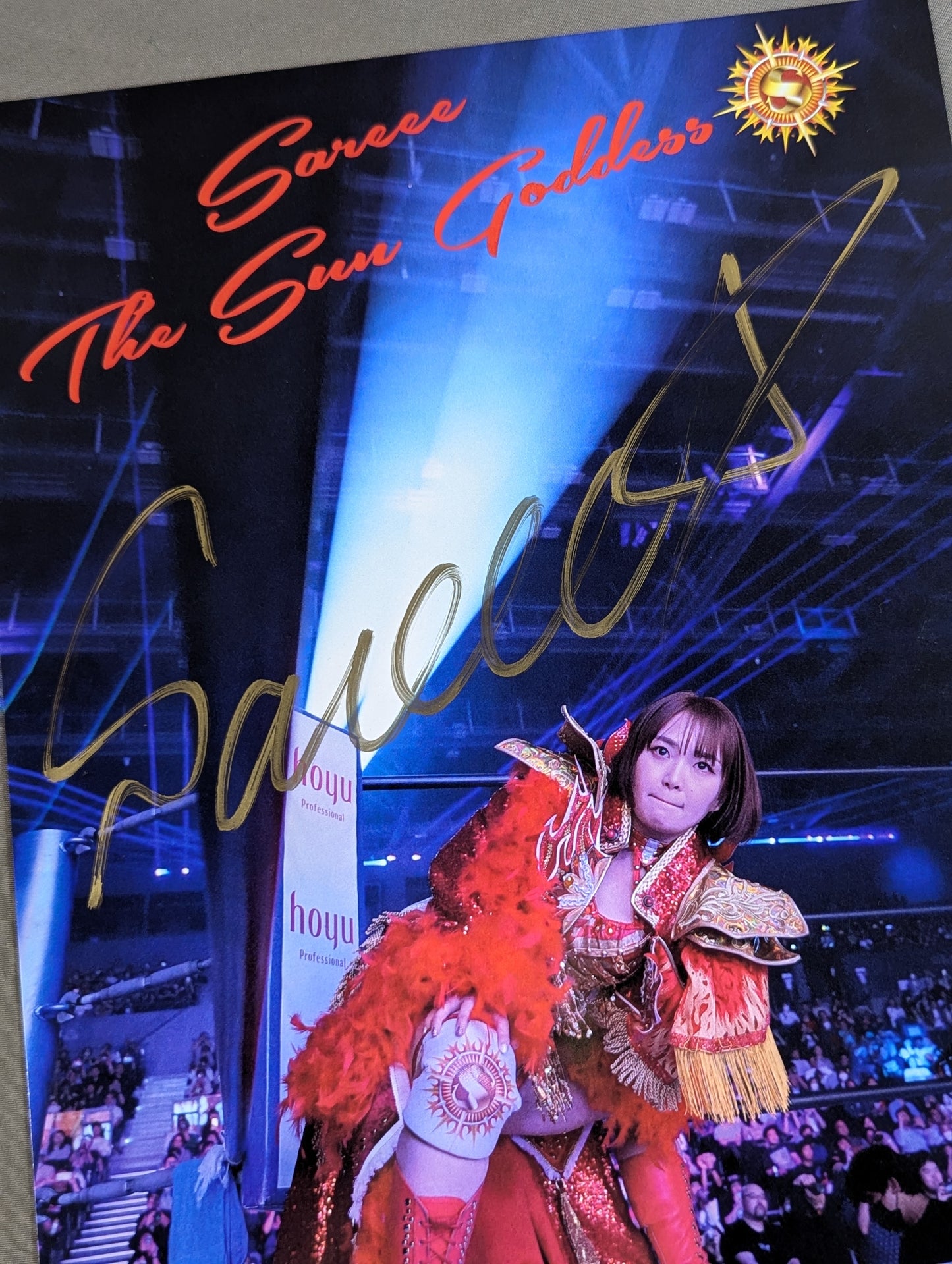 Sareee 直筆サイン入りポートレート(C-1)