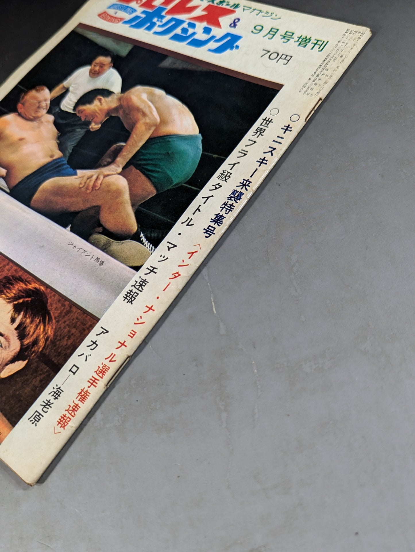 Pro Wrestling & Boxing September 1967 Issue Supplement