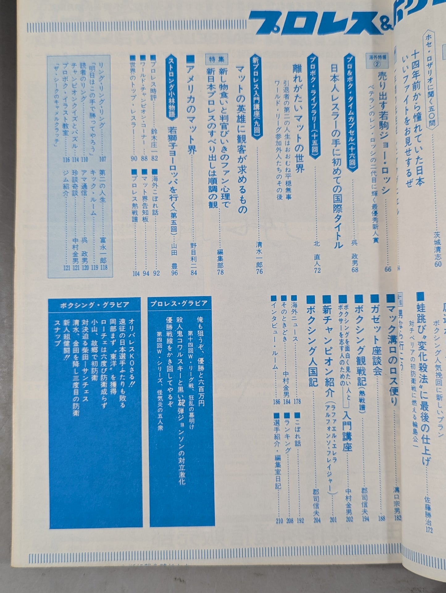 プロレス&ボクシング 1972年5月号