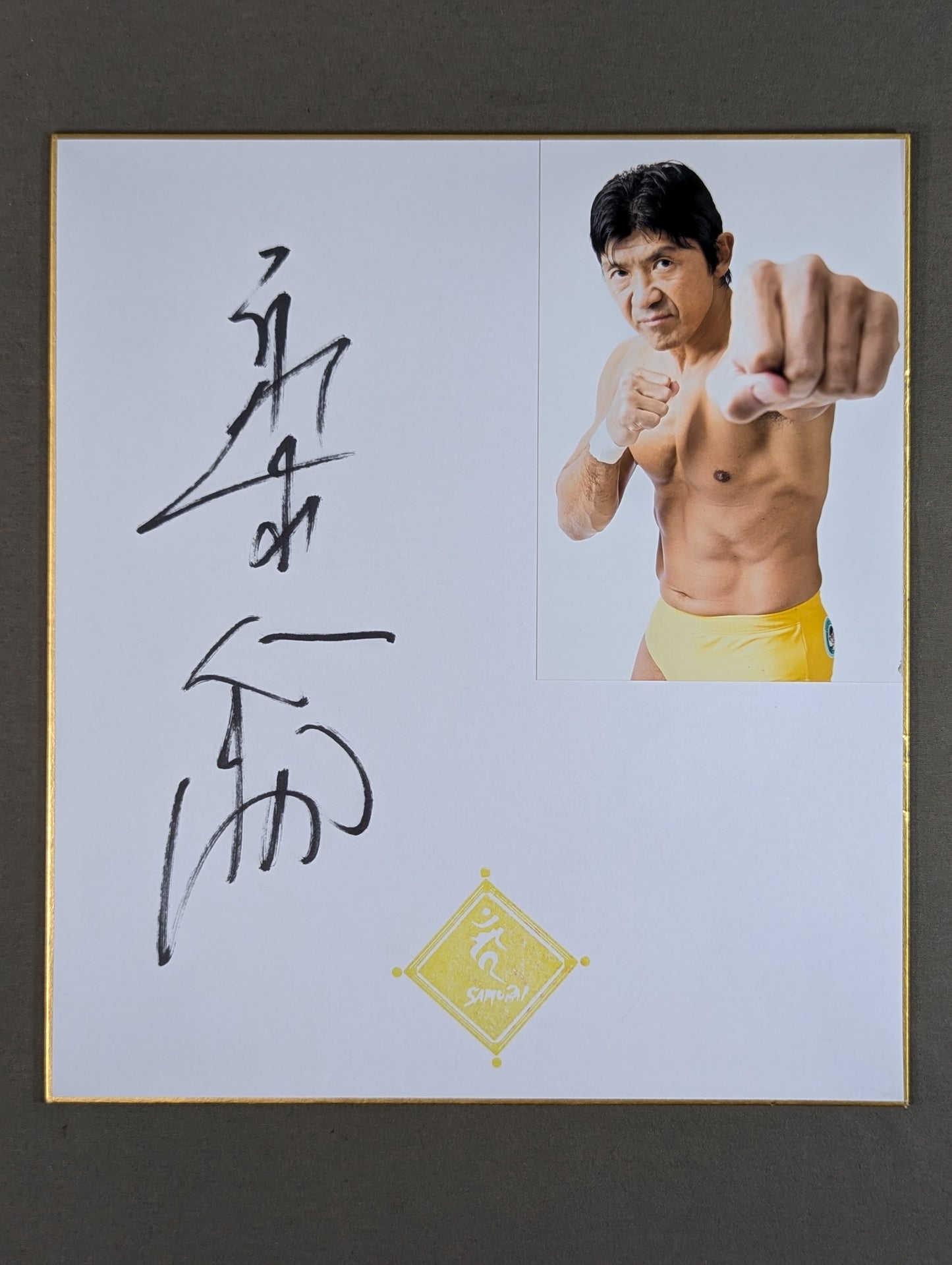 船木誠勝(ブロマイド貼付)