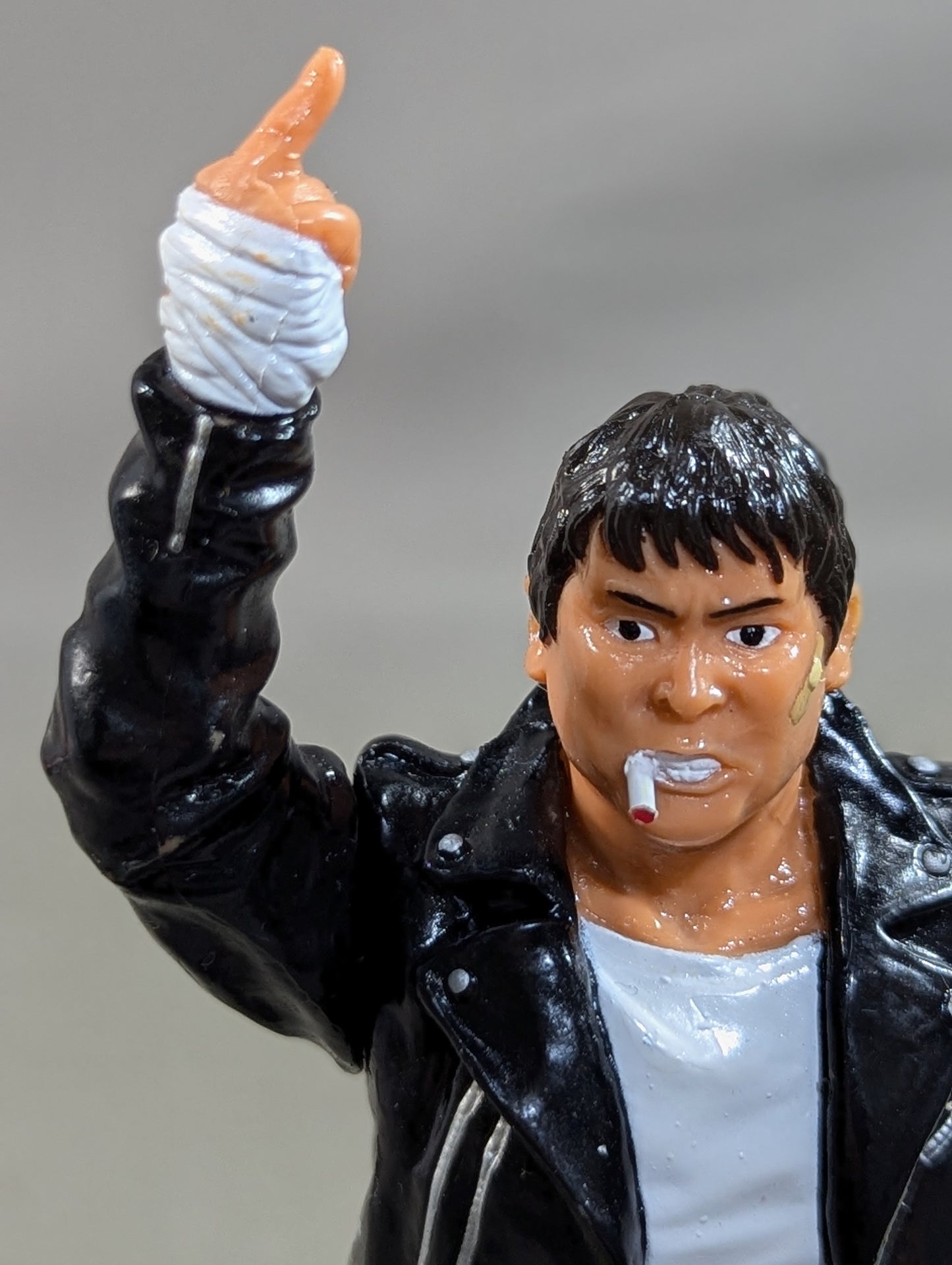 Atsushi Onita (white shirt, leather jacket)