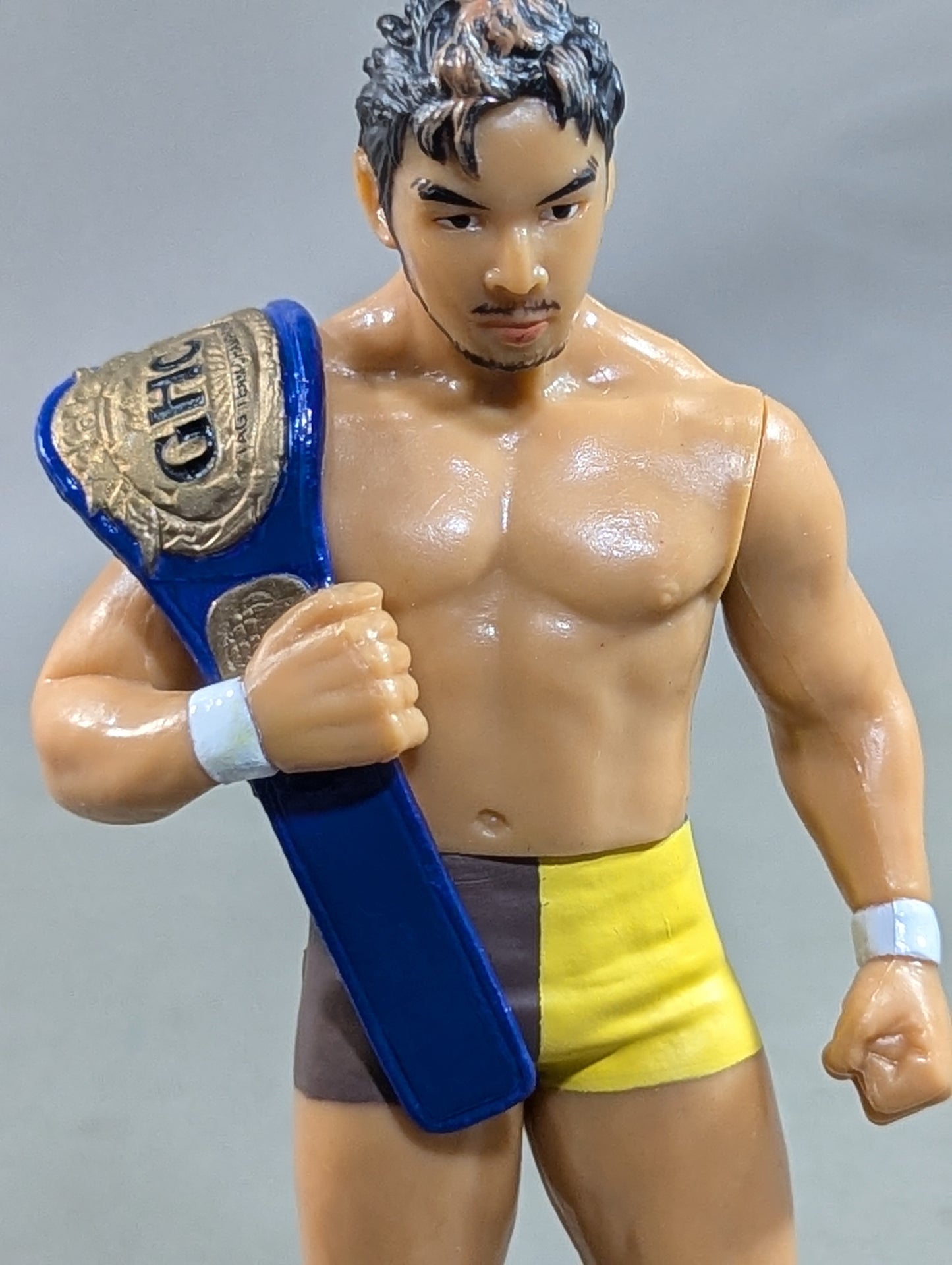 KENTA (GHC Jr. Belt & Yellow Brown Short Tights)