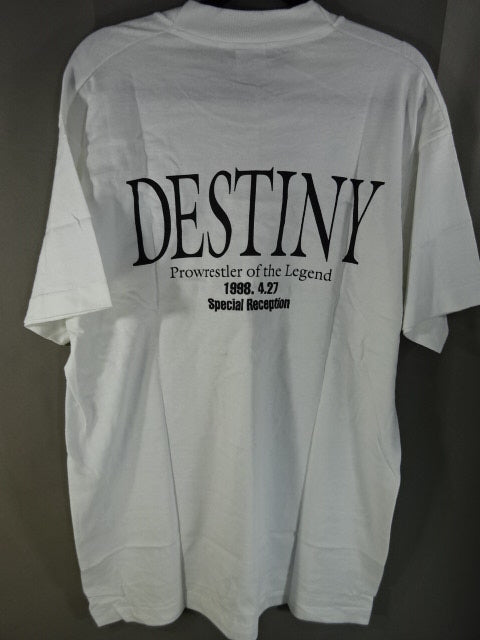アントニオ猪木 DESTINY(レセプション) Tシャツ①(ホワイト)