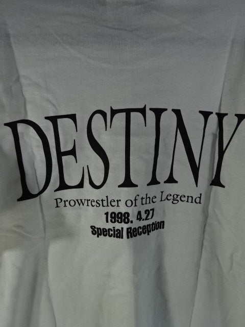 アントニオ猪木 DESTINY(レセプション) Tシャツ①(ホワイト)