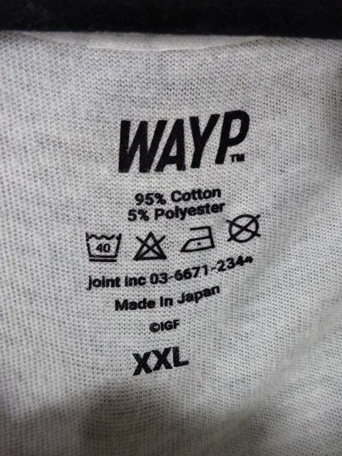 アントニオ猪木×WAYP Tシャツ①(グレー)