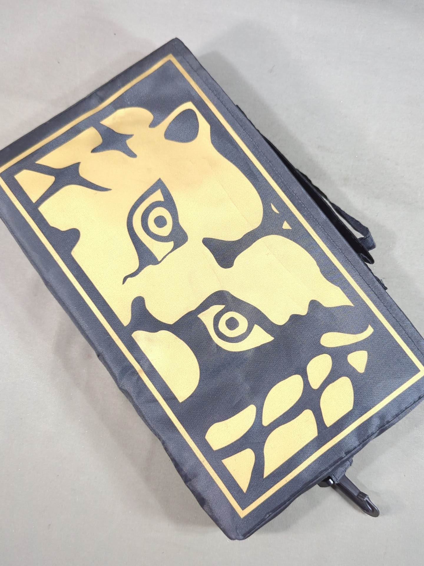 New Japan Pro Wrestling with Carabiner Lion Mark Stadium Cushion (Black× Gold)