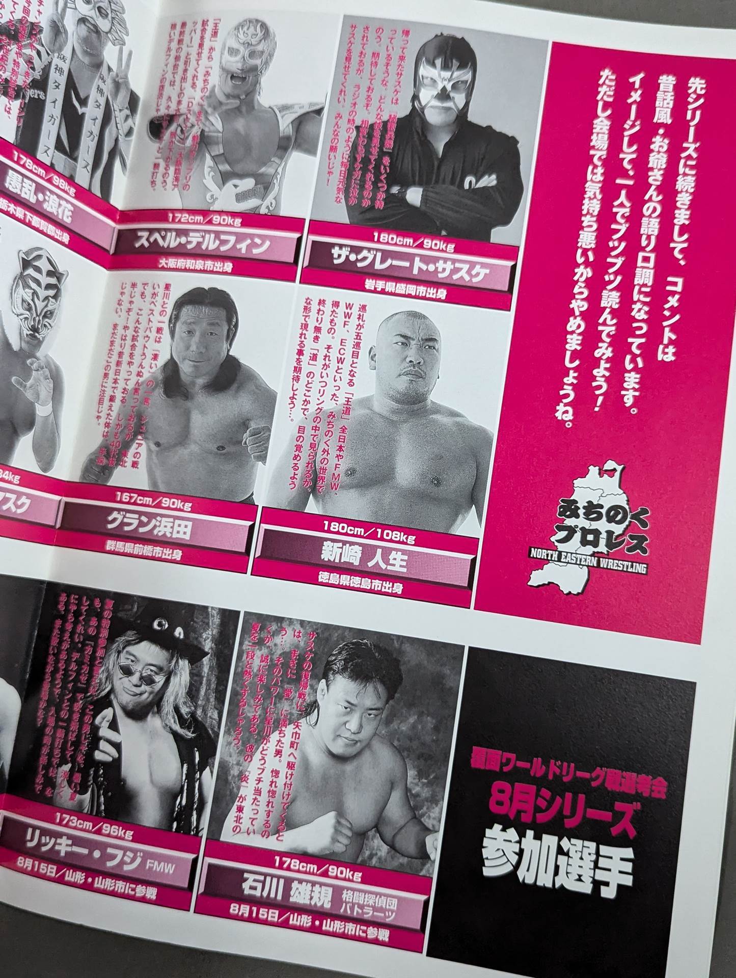 みちのくプロレス オフィシャルパンフレット Vol.43