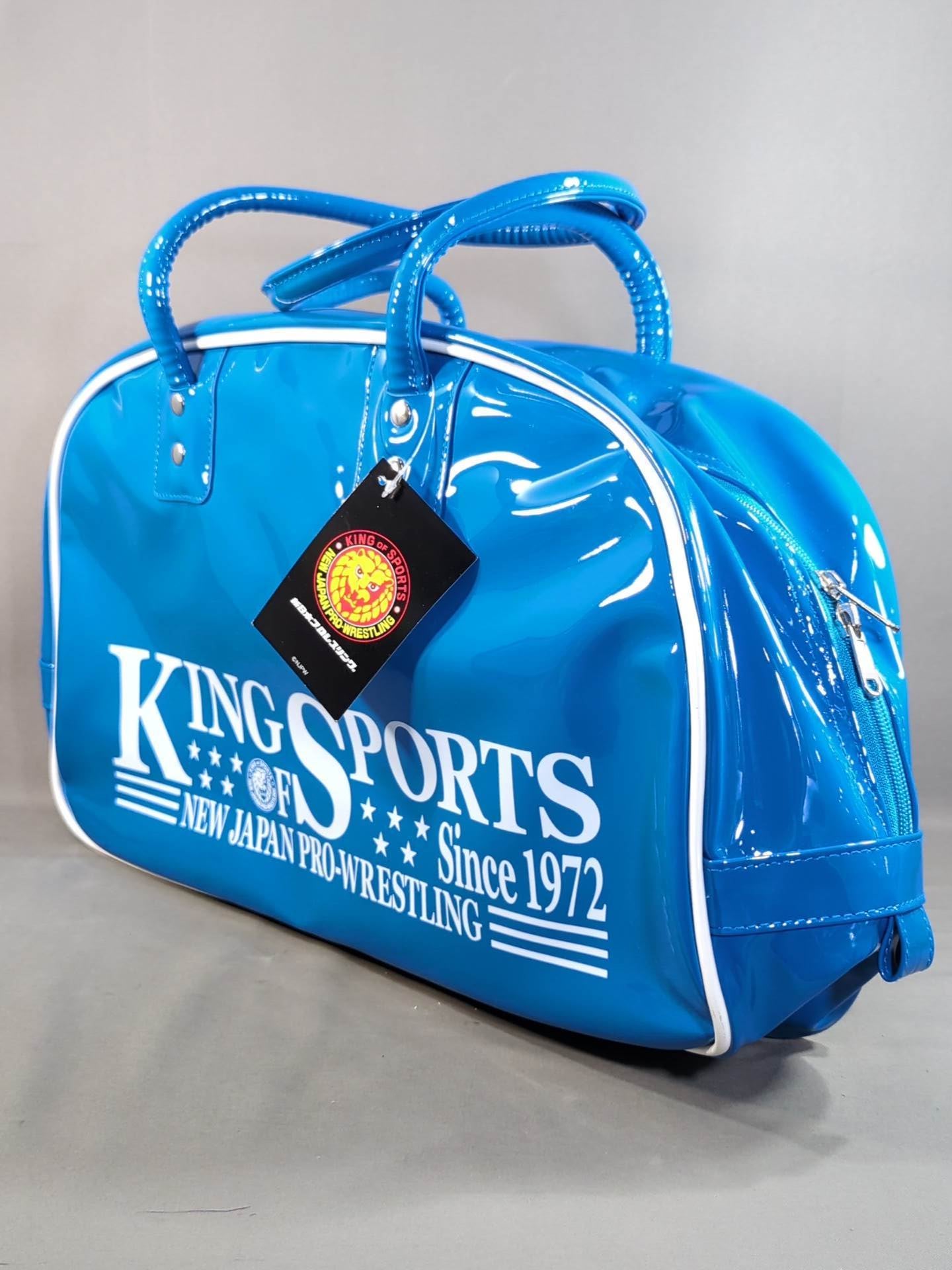 新日本プロレス「KING OF SPORTS」エナメルバッグ