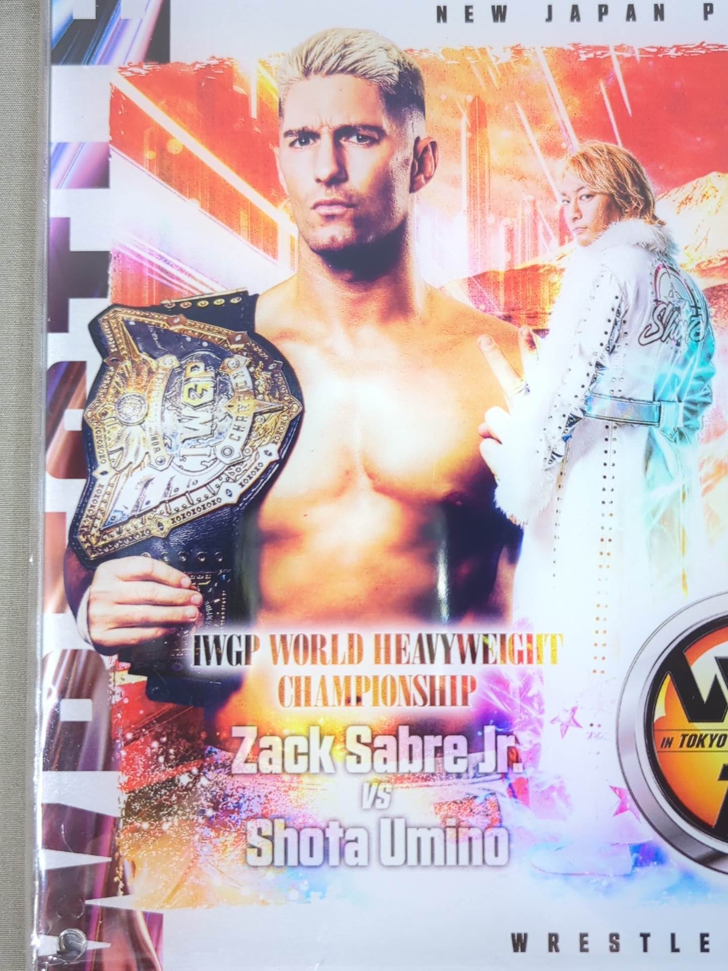 ★フィニッシュ賞★ WRESTLE KINGDOM 19 A4アクリルパネル