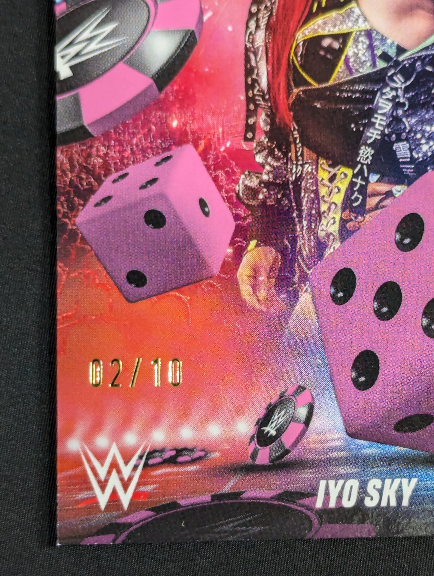 2025 topps イヨ・スカイ WRESTLE MANIA 41 (パープル) 2/10