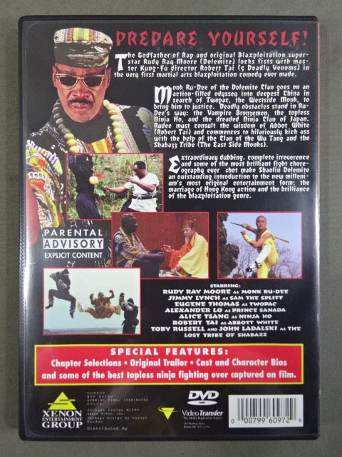 ★RUDY RAY MOORE★ SHAOLIN DOLEMITE THE MOVIE