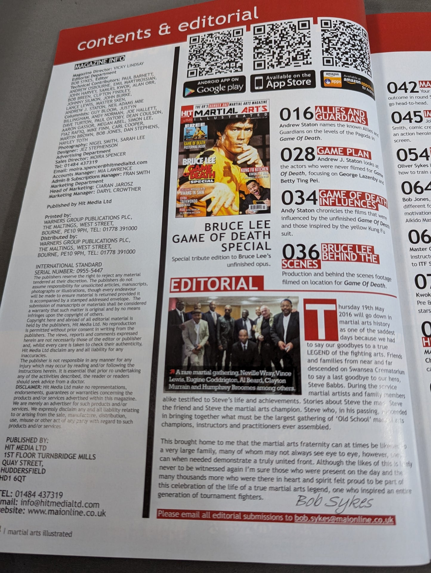MARTIAL ARTS ILLUSTRATED / July 2016 Vol.29 No.2