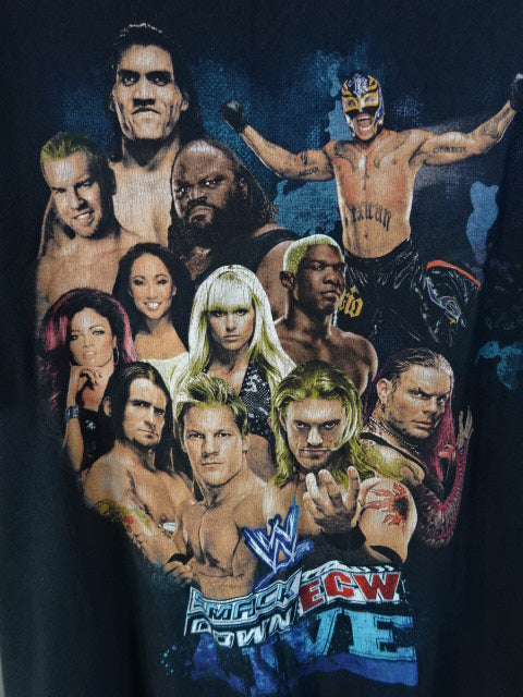 SMACKDOWN ECW LIVE 2009 ピクチャーTシャツ