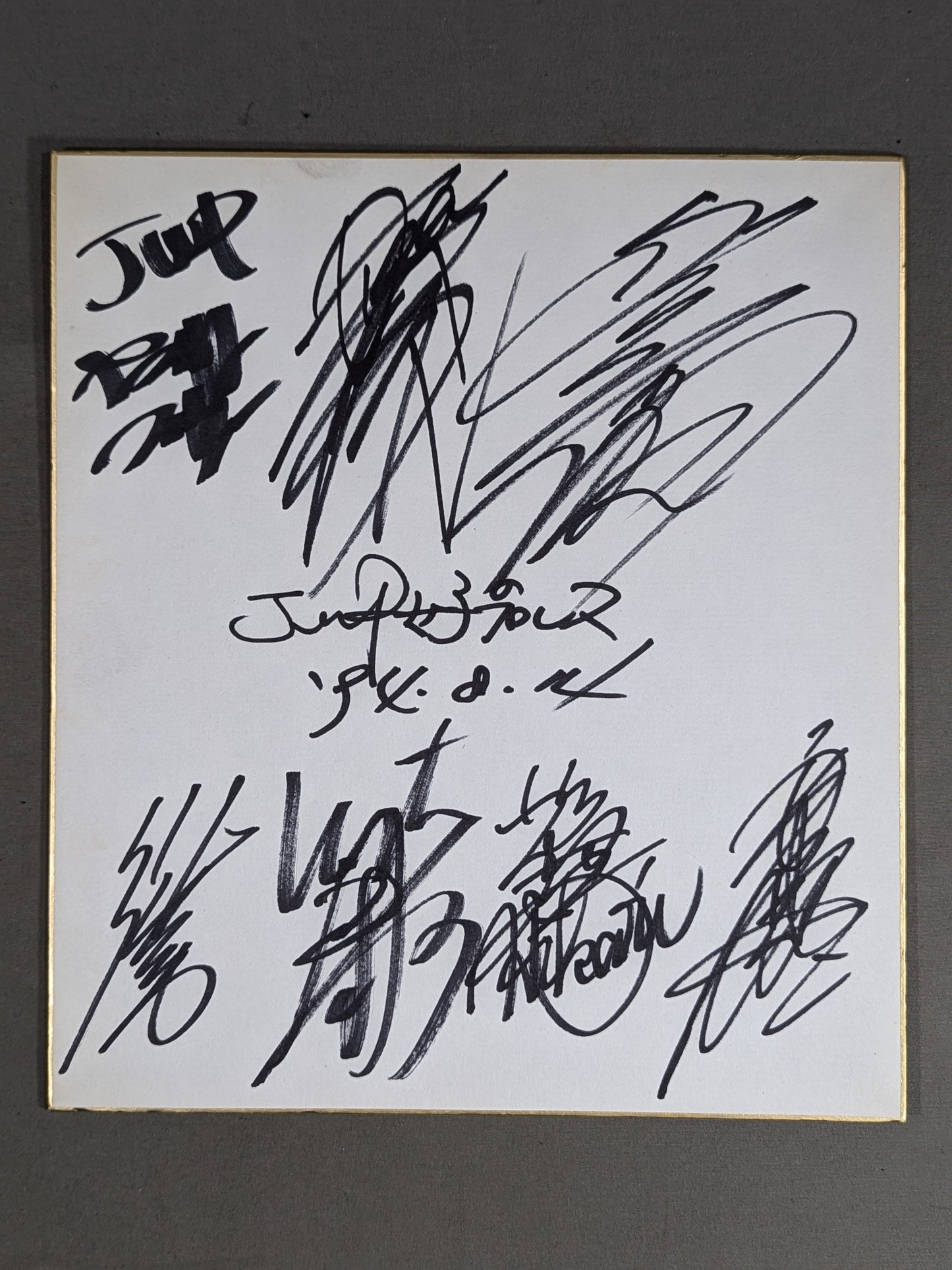 JWP 6選手寄せ書き