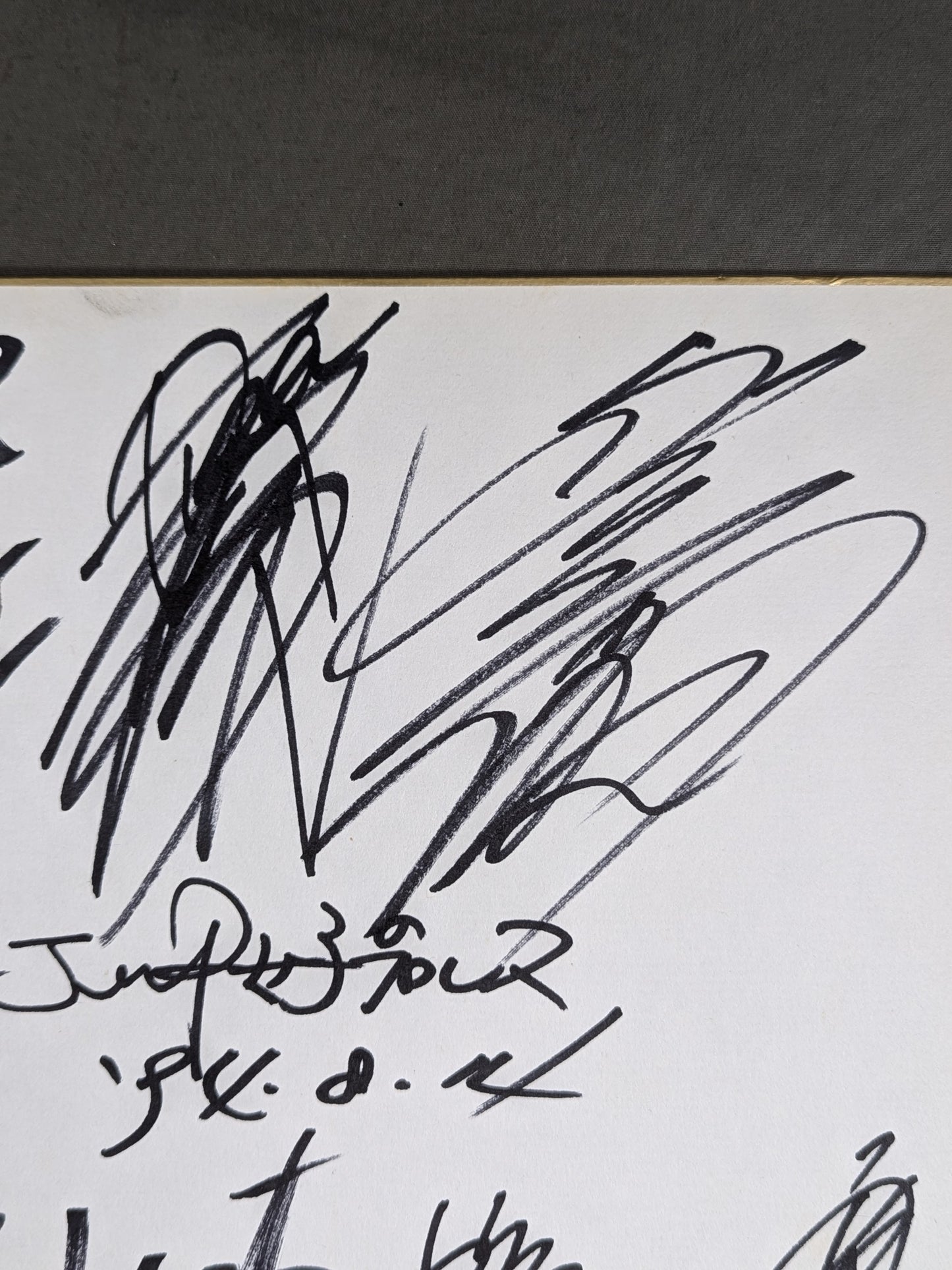 JWP 6選手寄せ書き