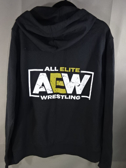 AEW プルオーバーパーカー①(ブラック)