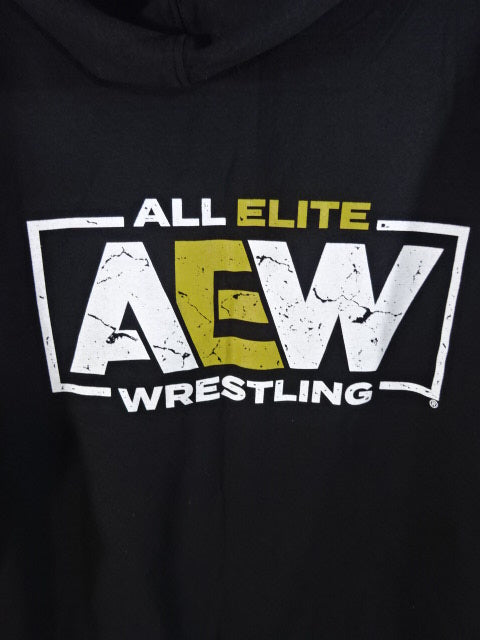 AEW プルオーバーパーカー①(ブラック)