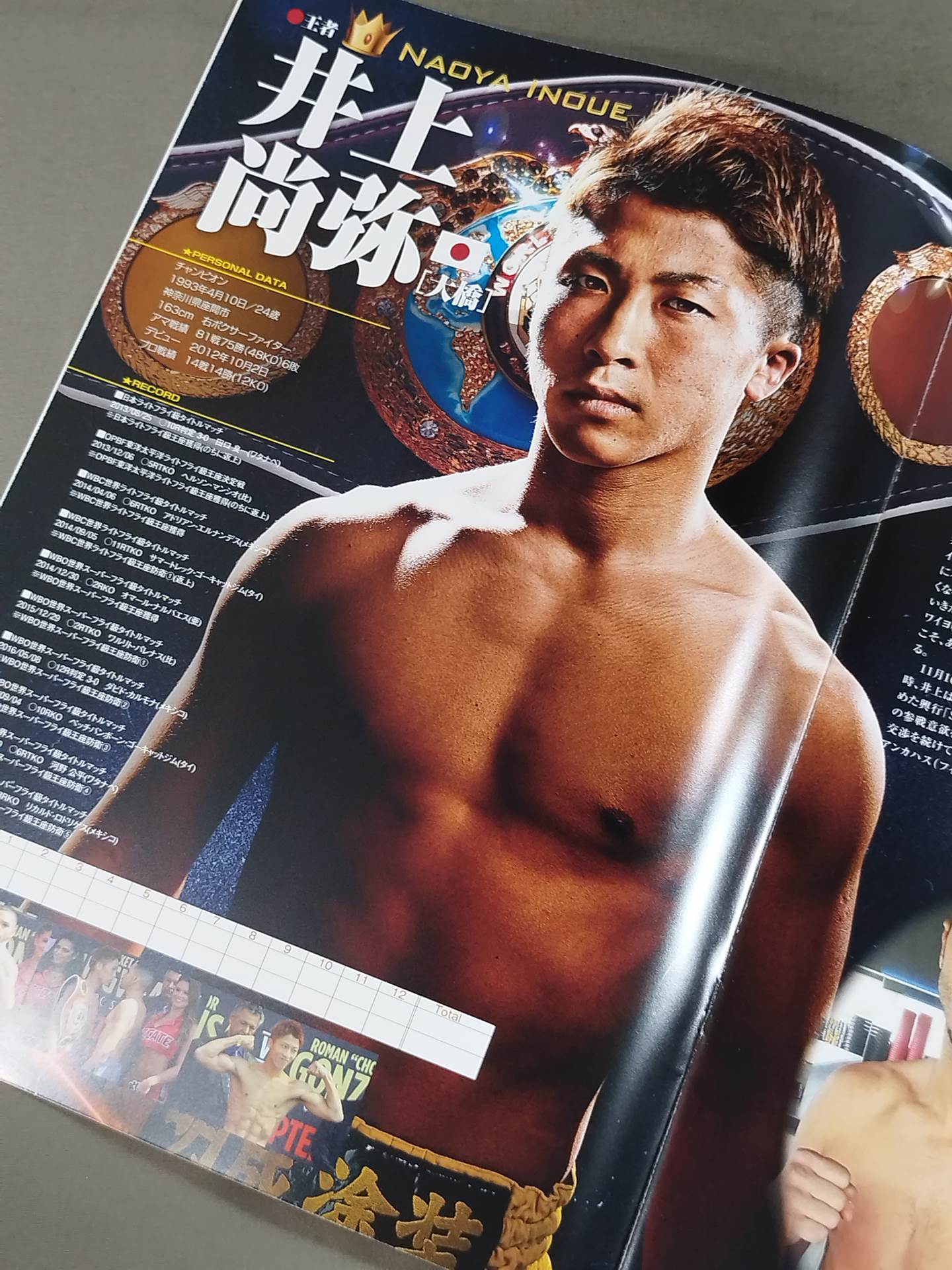 井上尚弥&拳四朗 ダブル世界タイトルマッチ