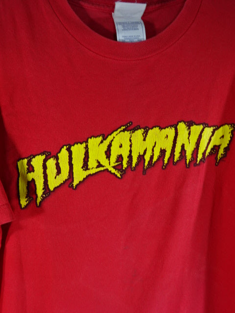ハルク・ホーガン HULKMANIA Tシャツ①(WWE/レッド)