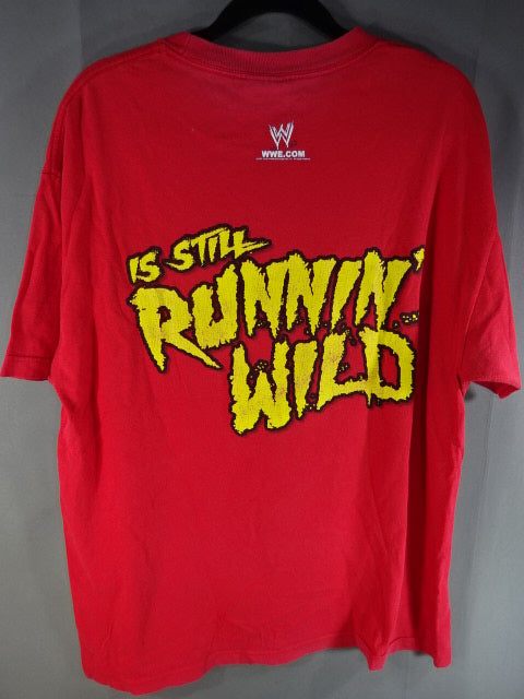 ハルク・ホーガン HULKMANIA Tシャツ①(WWE/レッド)