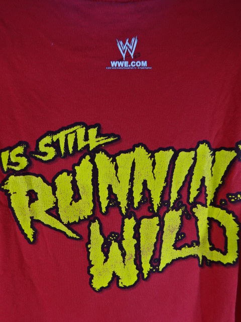 ハルク・ホーガン HULKMANIA Tシャツ①(WWE/レッド)