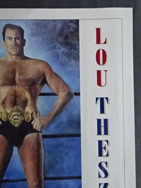 【hand signed autograph】 Lou Thesz Poster