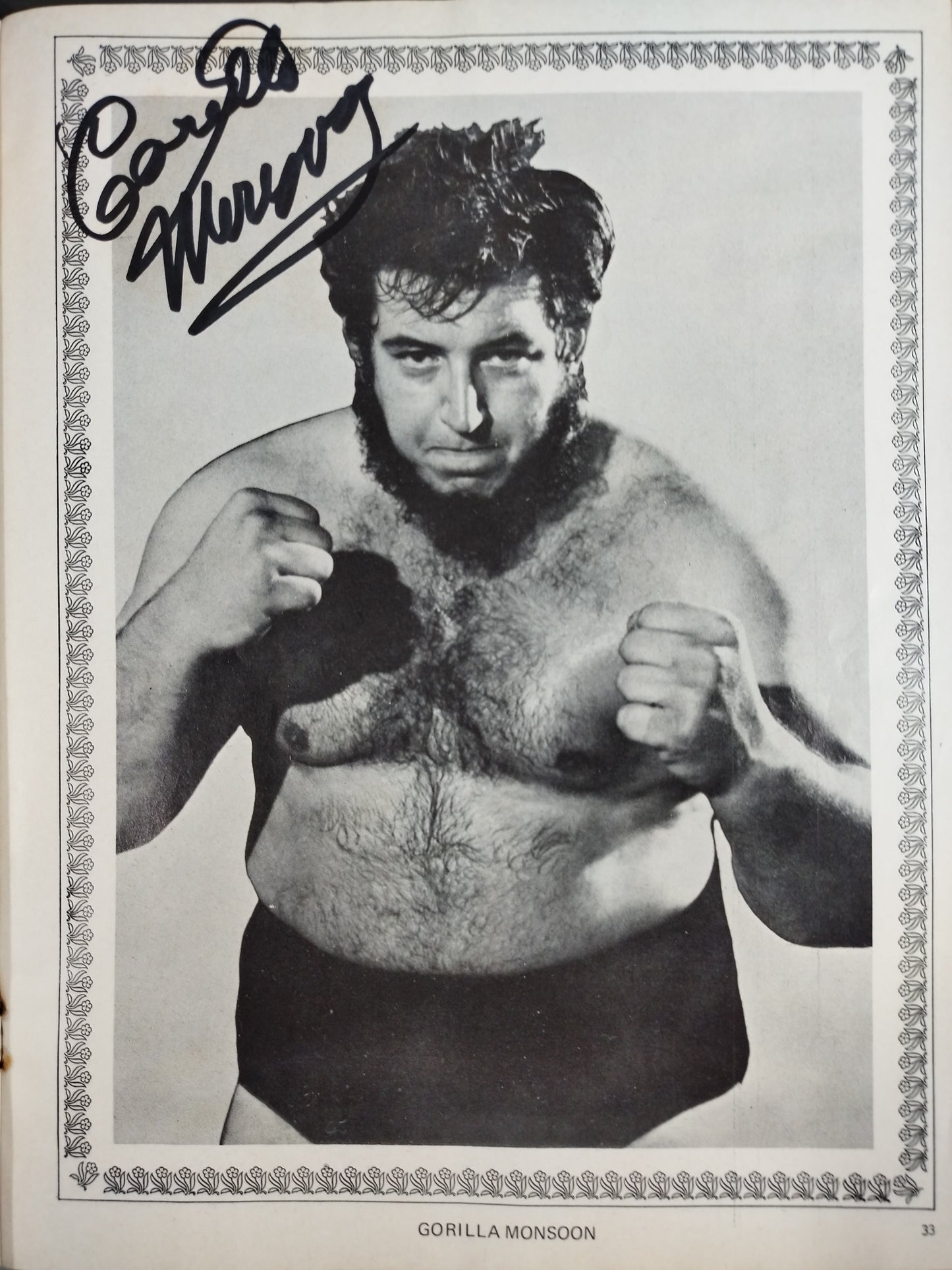 【7選手直筆サイン入り!!】Wrestling REVUE ALBUM 1968