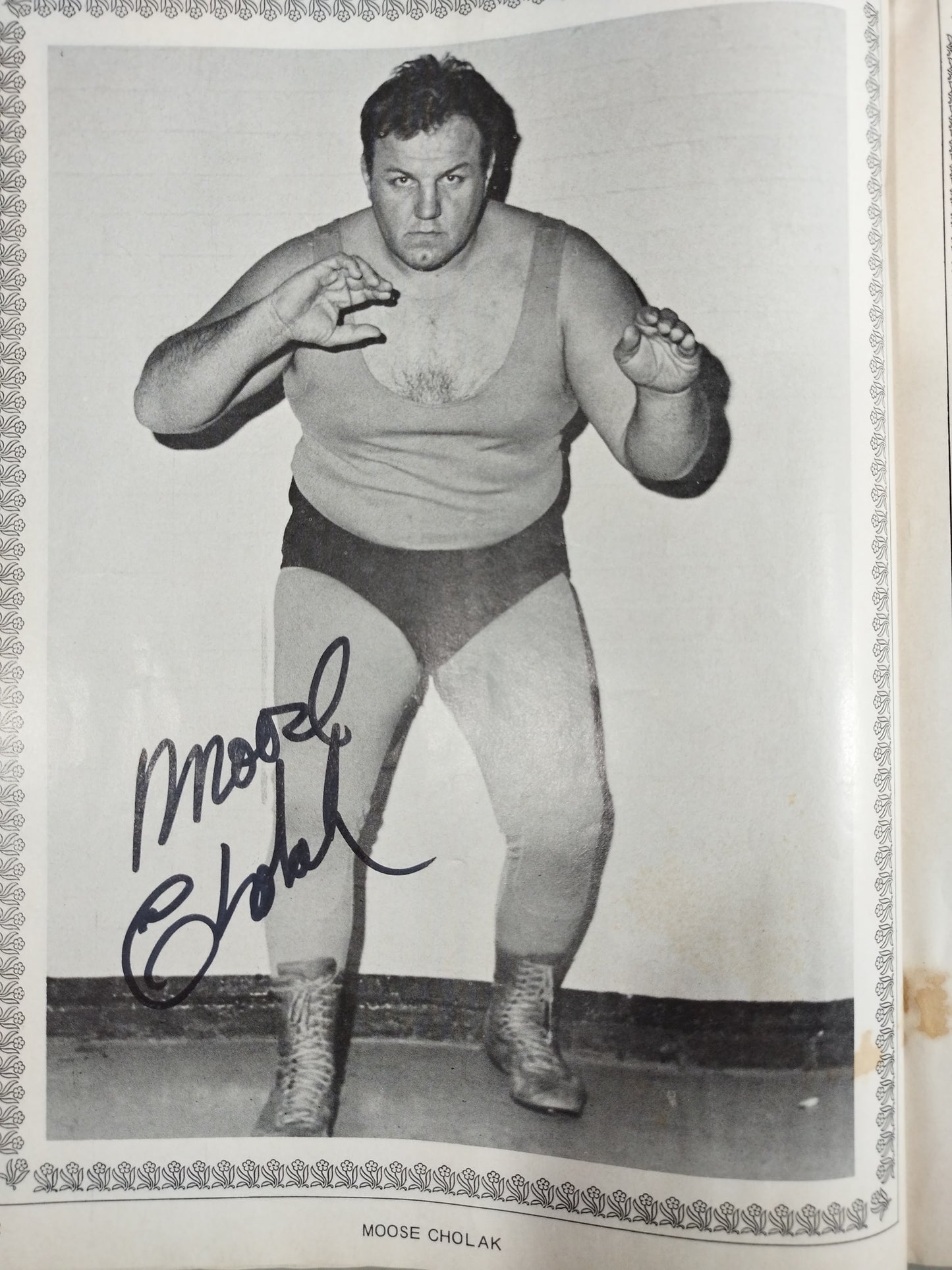 【7選手直筆サイン入り!!】Wrestling REVUE ALBUM 1968