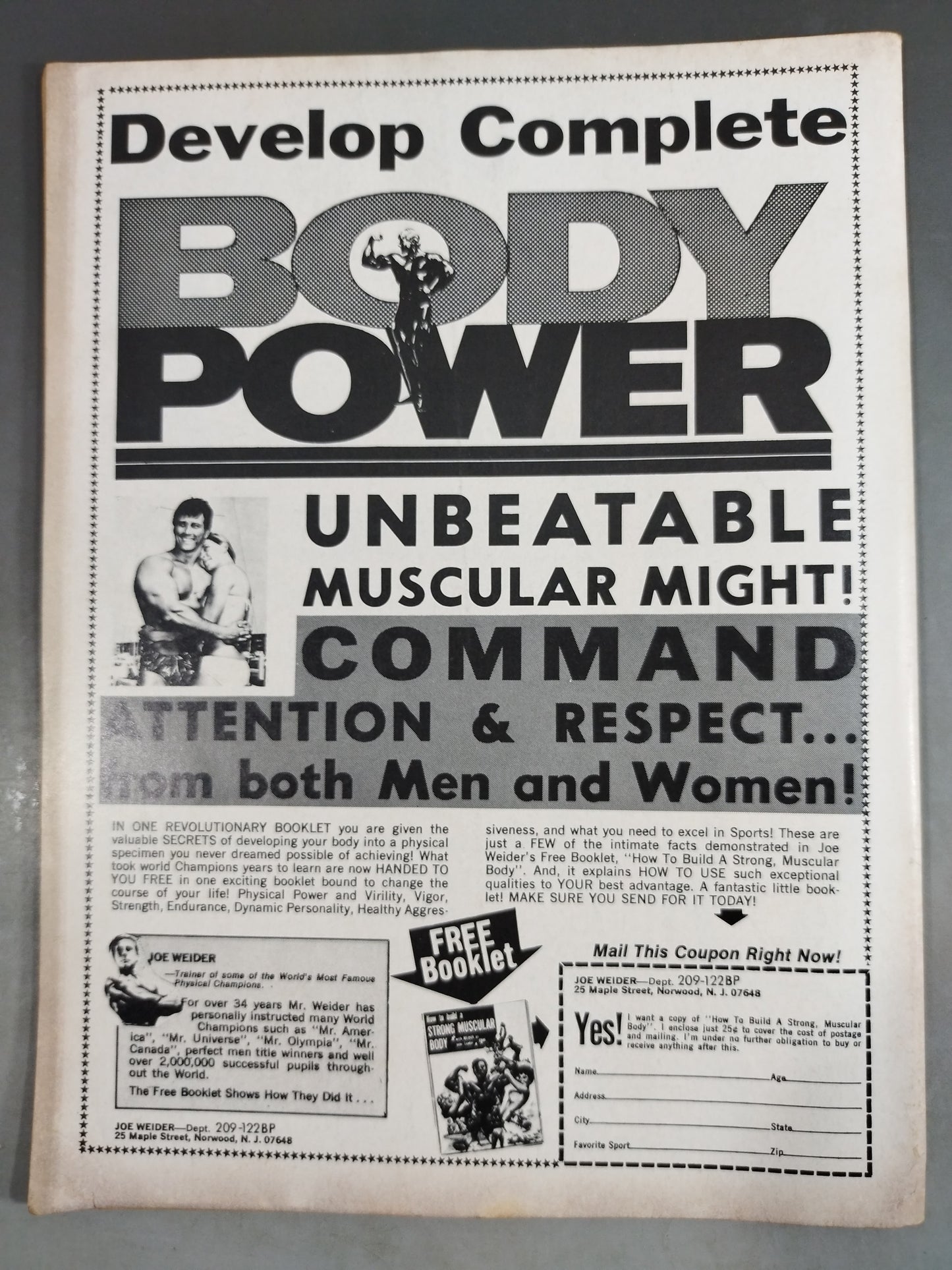 Inside Wrestling 1972年12月号