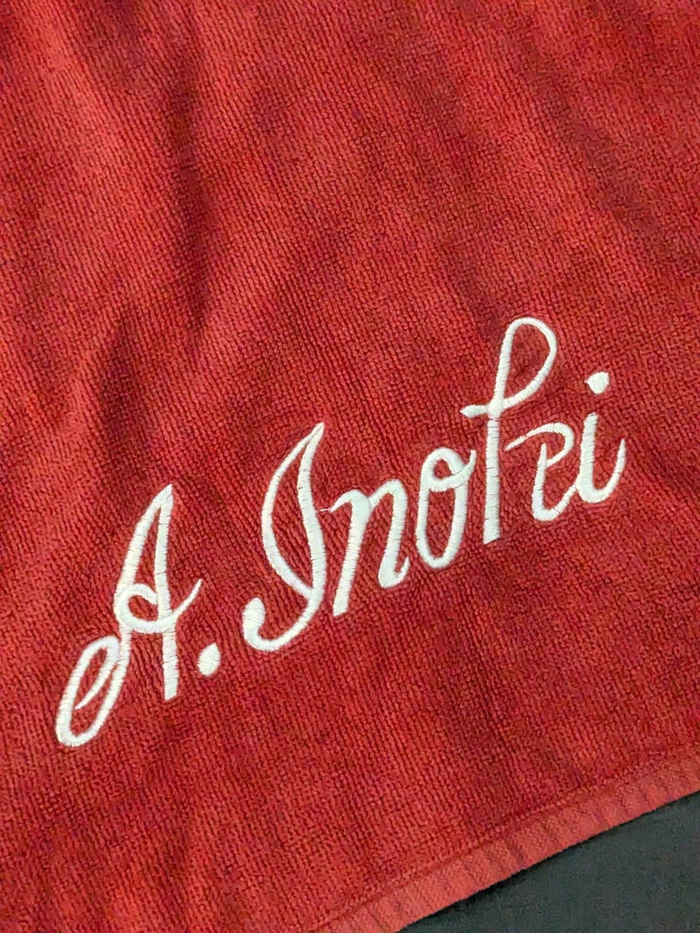 ★Antonio Inoki A.Inoki (embroidered) ★ bath towel