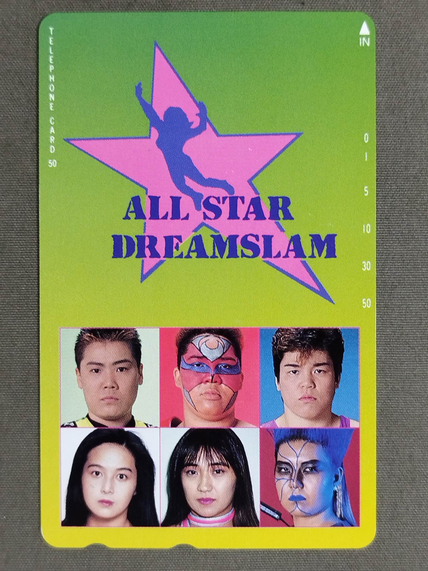 ALLSTAR DREAMSLAM Calling Card (2) (Green)