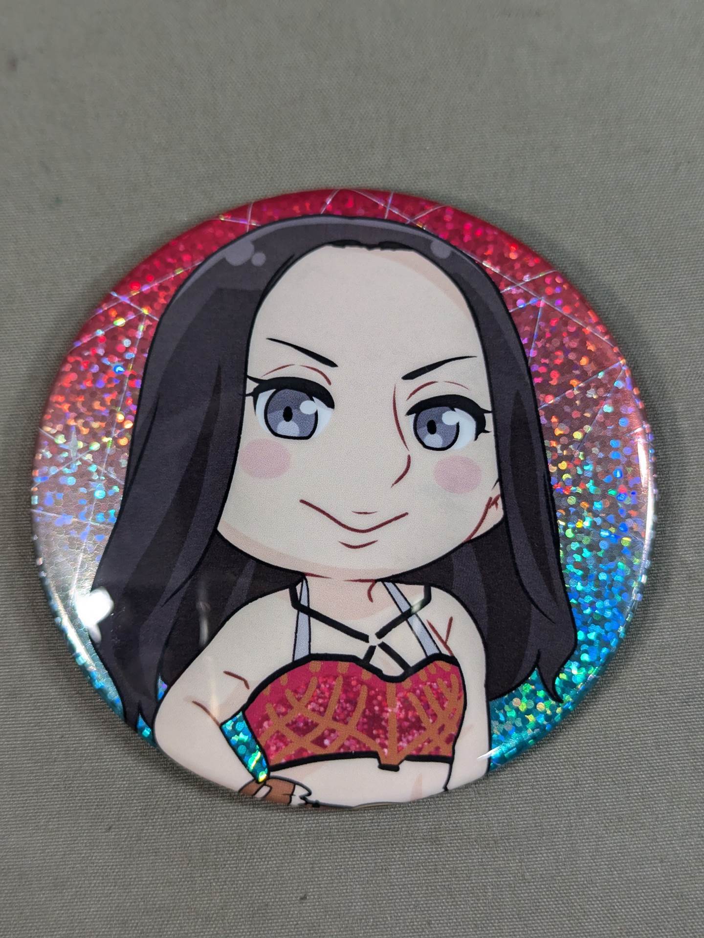 ジーナ ランダムイラスト缶バッジ Illustration byたぬきち