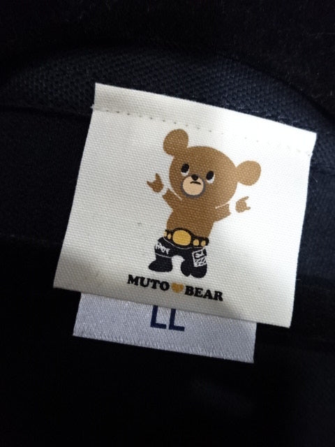 Muto Bear Polo Shirt (1) (Black)