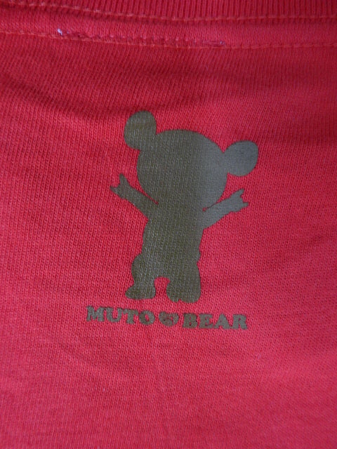 武藤敬司 武藤ベアー Tシャツ③(プロレスLOVE/レッド)