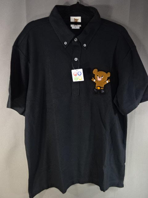 Muto Bear Polo Shirt (1) (Black)