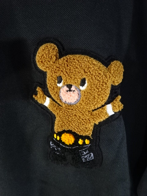 Muto Bear Polo Shirt (1) (Black)