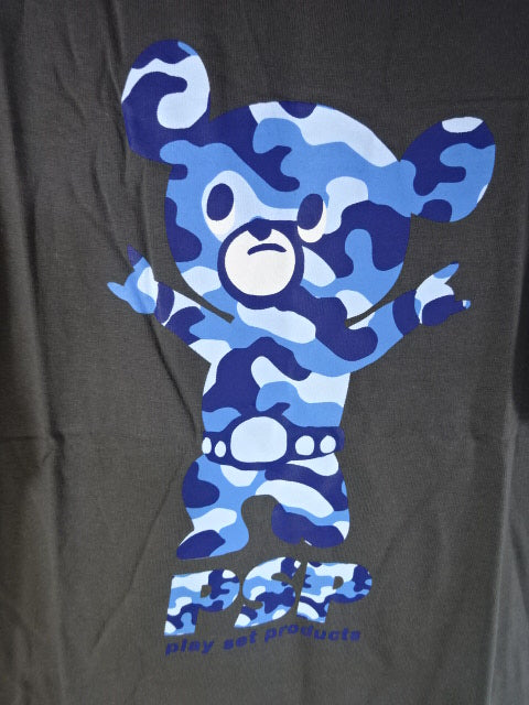 武藤敬司 武藤ベアー Tシャツ③(全日本プロレス / グレー)